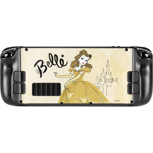 Disney Princess Belle Art Steam Deck Handheld Gaming Computer Skin